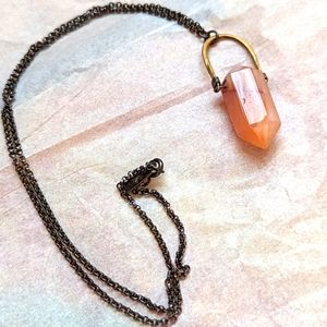 Vermont maker Jen Kahn agate necklace